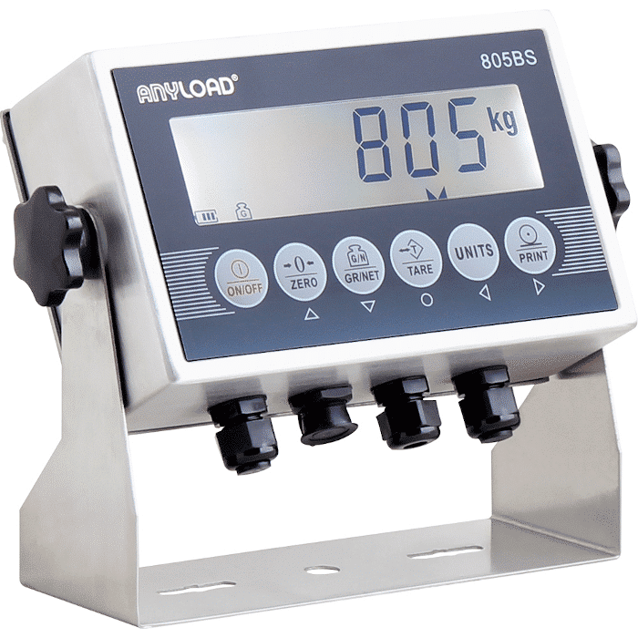 photo of an anyload scale display