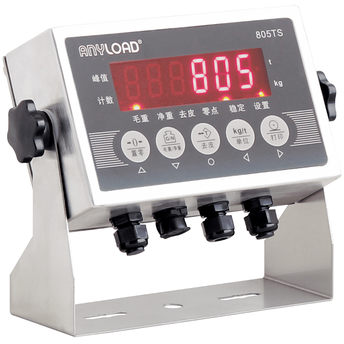 photo of an anyload scale display