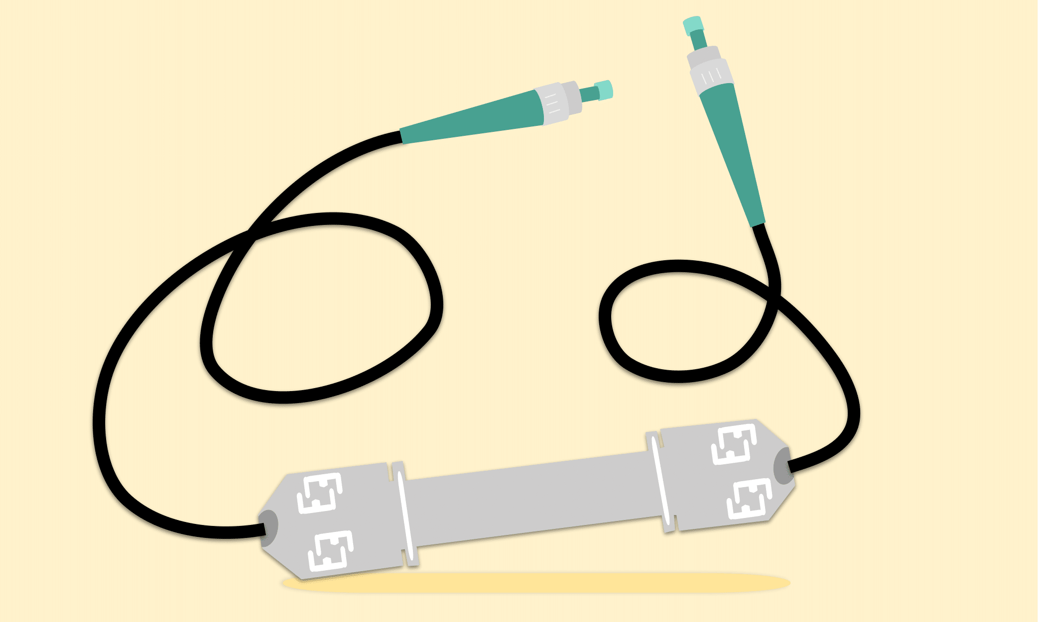 illustration of an optical strain gauge