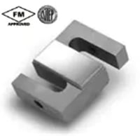 An AmCells STS stainless steel load cell with FM and NTEP approval logos in the top left corner