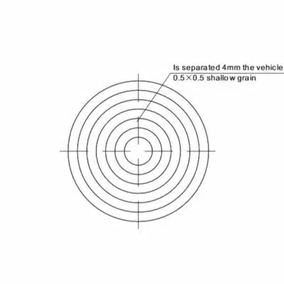 CAD drawing of a circle