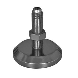 photo of an anyload scale round metal foot with screw on attachment