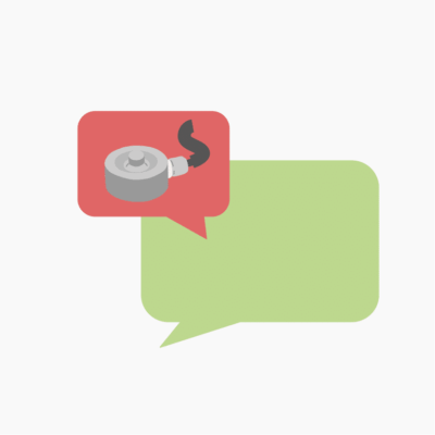 icon of two dialog boxes to represent consulting