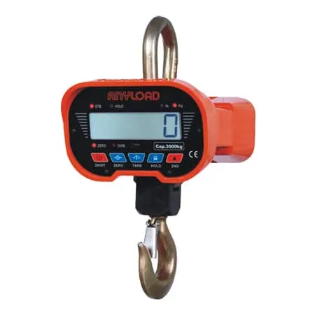 photo of anyload heavy duty crane scale with L C D screen