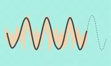 artwork of a noisy signal