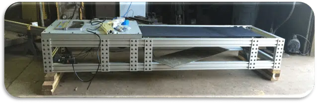 A force measurement test bench